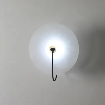 Jade Minimalismo Oro Negro Metal Alabastro Lámpara de Pared Dormitorio Salón
