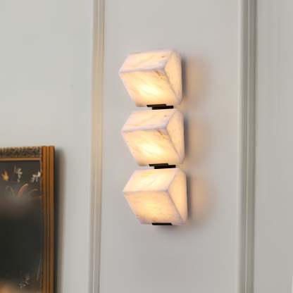 Dune Layered Alabaster LED Wall Light