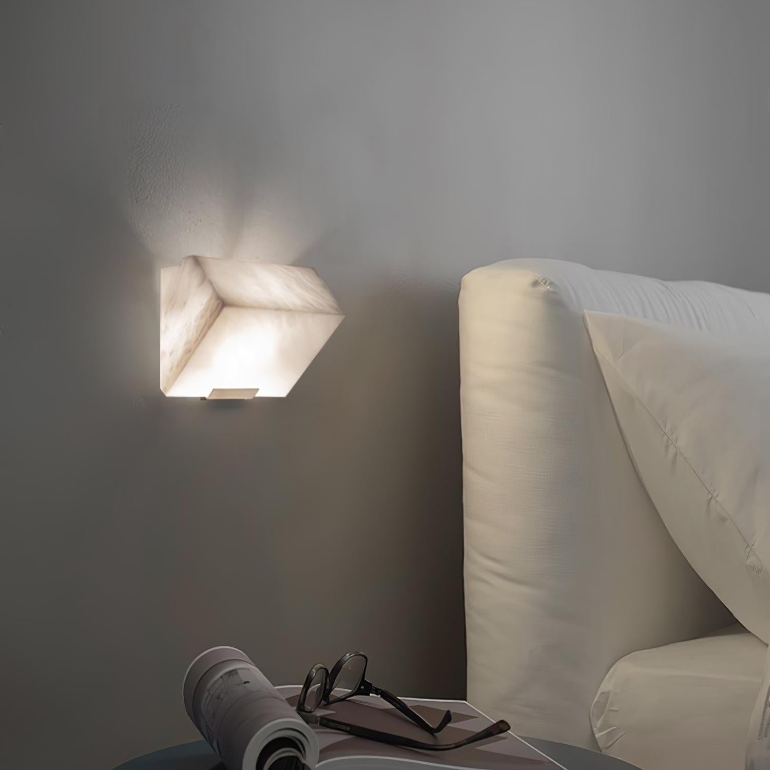 Dune Layered Alabaster LED Wall Light