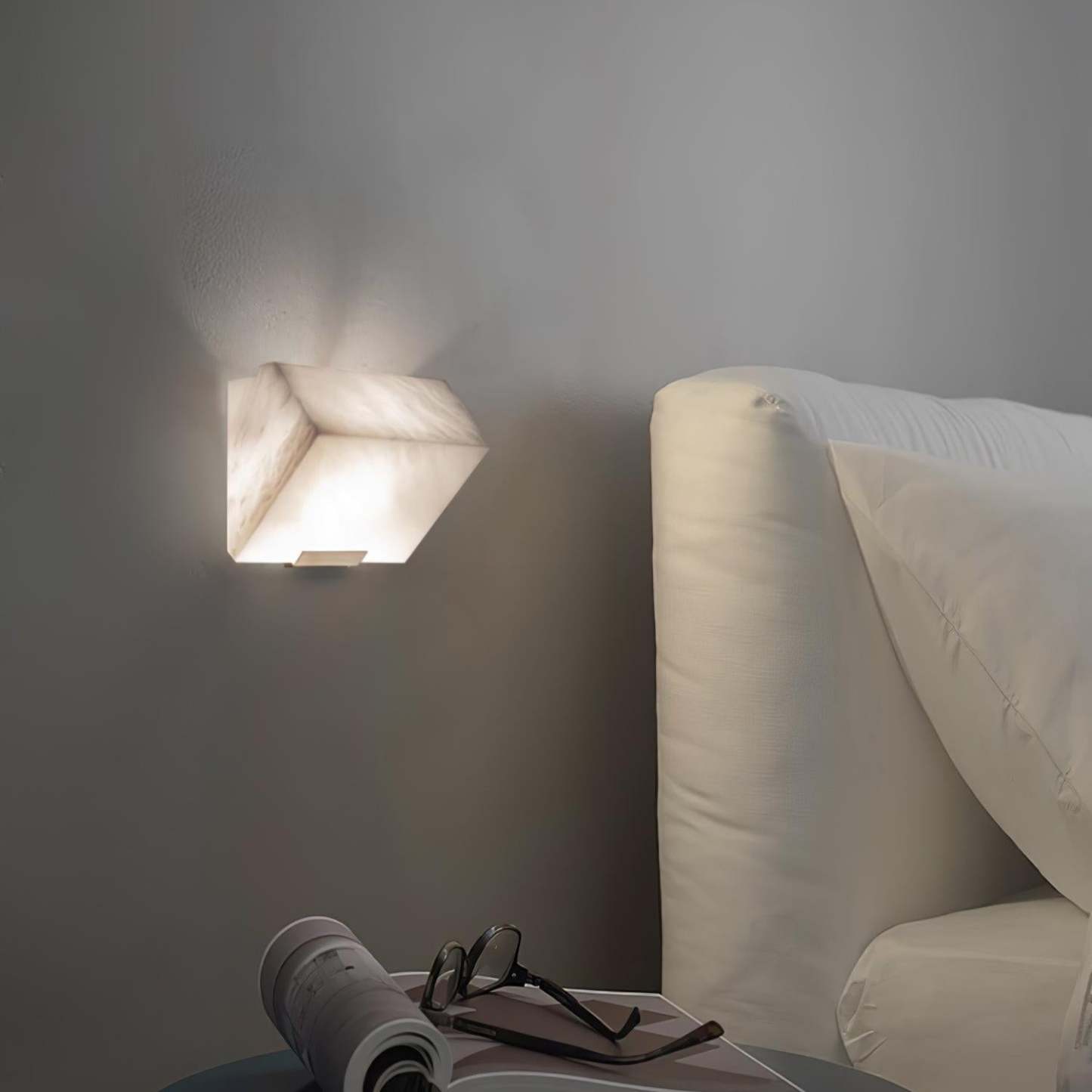 Dune Layered Alabaster LED Wall Light