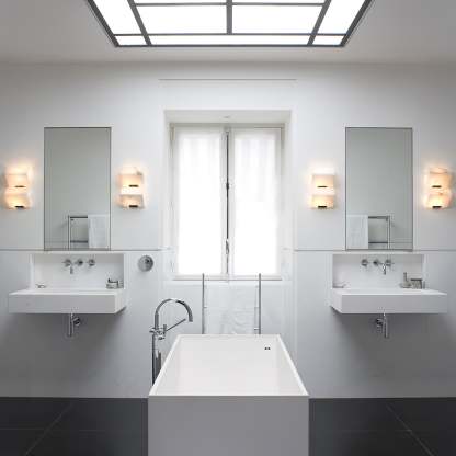 Dune Layered Alabaster LED Wall Light