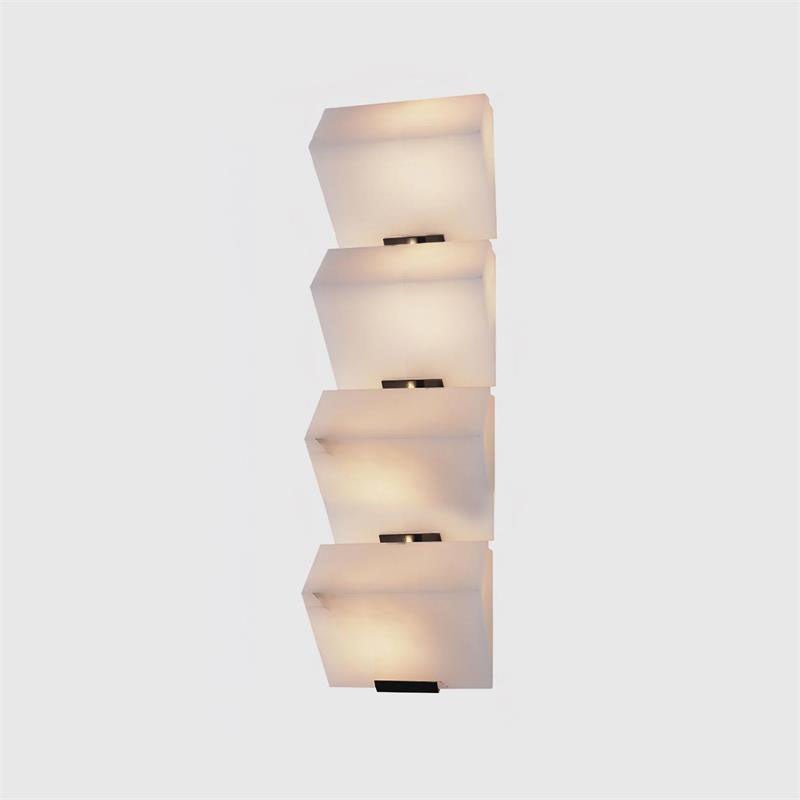 Dune Layered Alabaster LED Wall Light