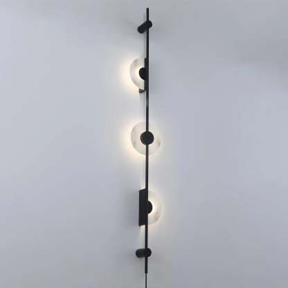 Alabaster Vertical Plug-in Aplique