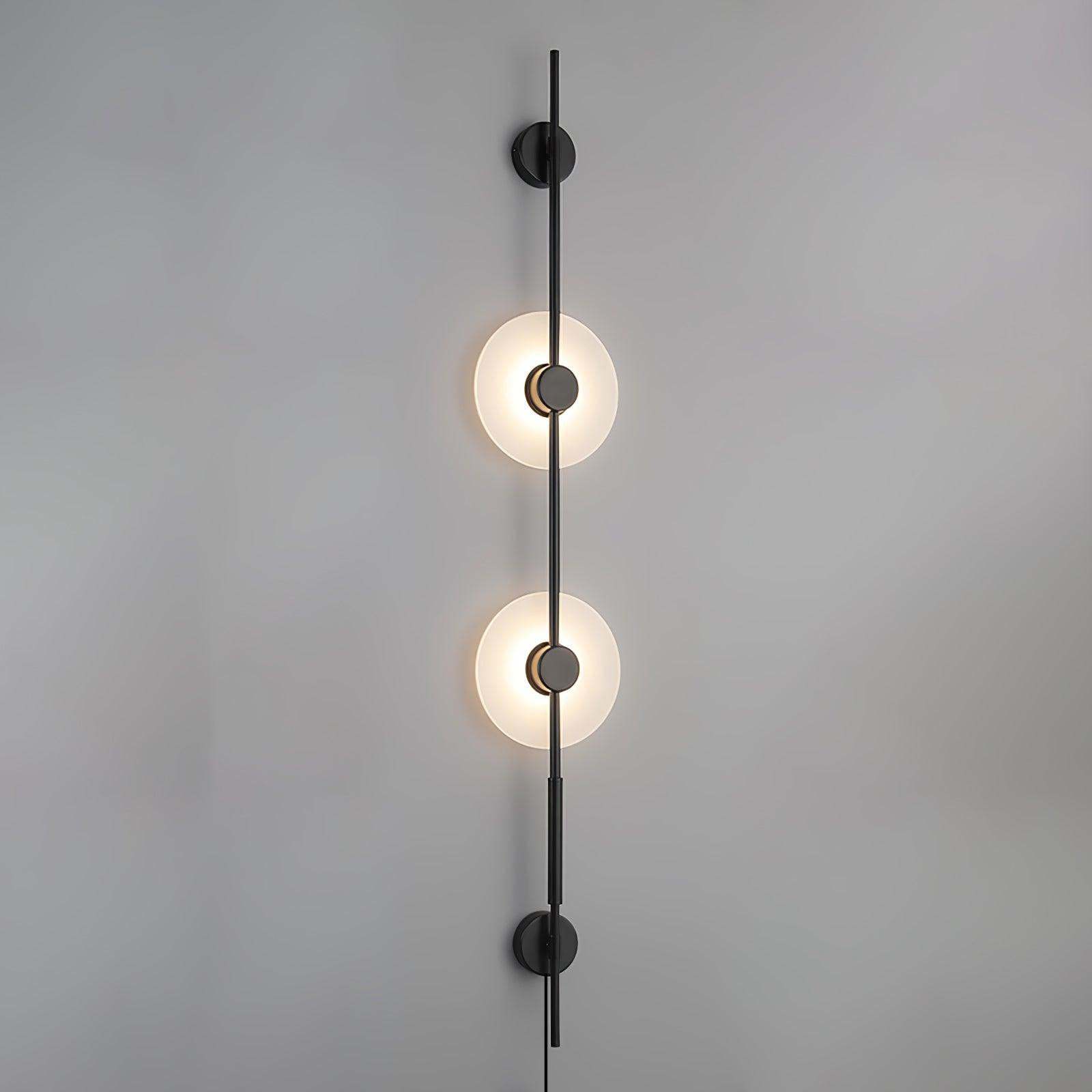 Alabaster Vertical Plug-in Aplique