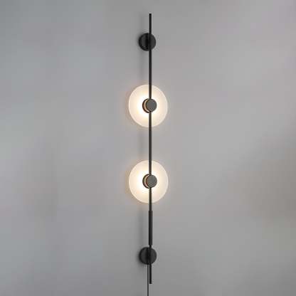 Alabaster Vertical Plug-in Aplique