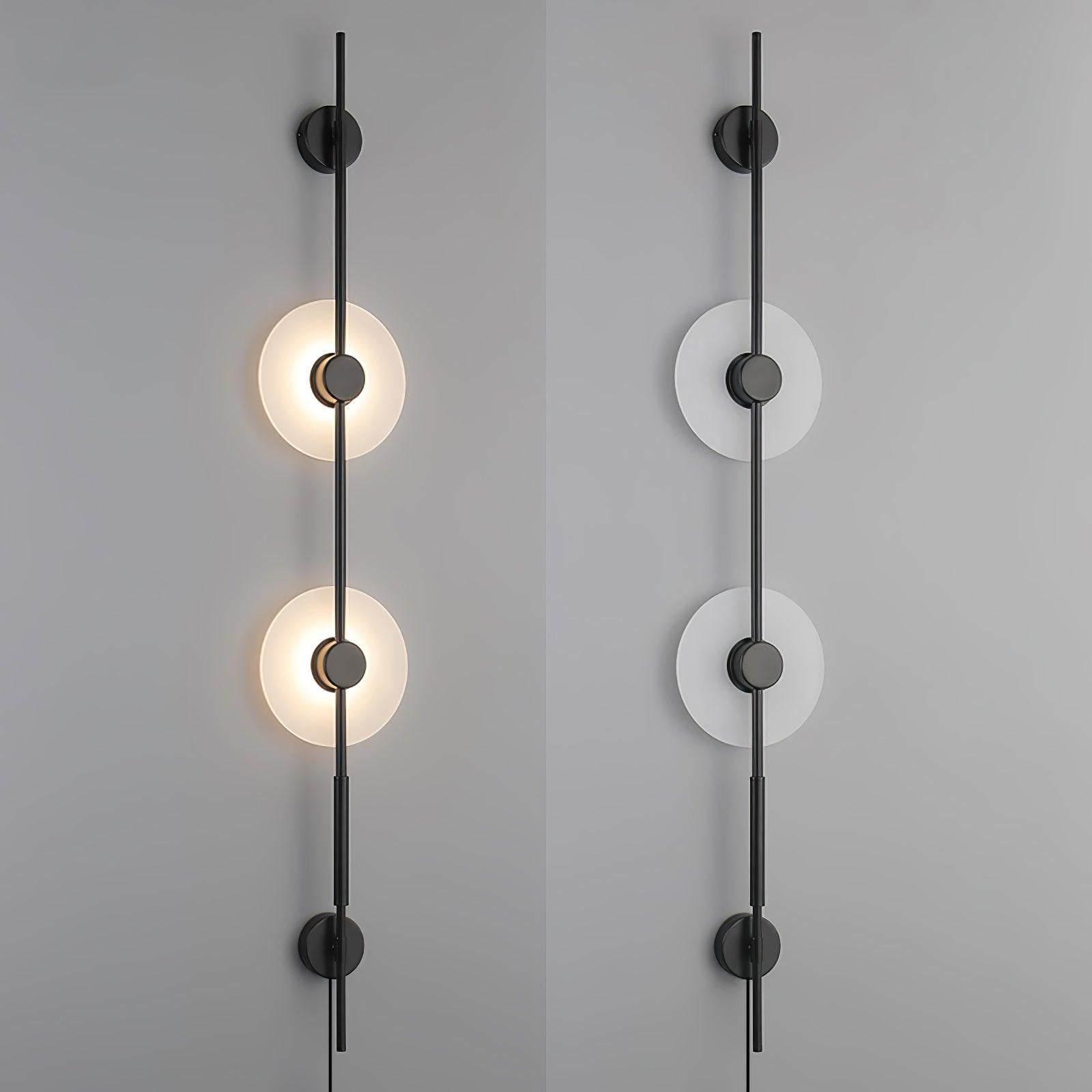 Alabaster Vertical Plug-in Aplique