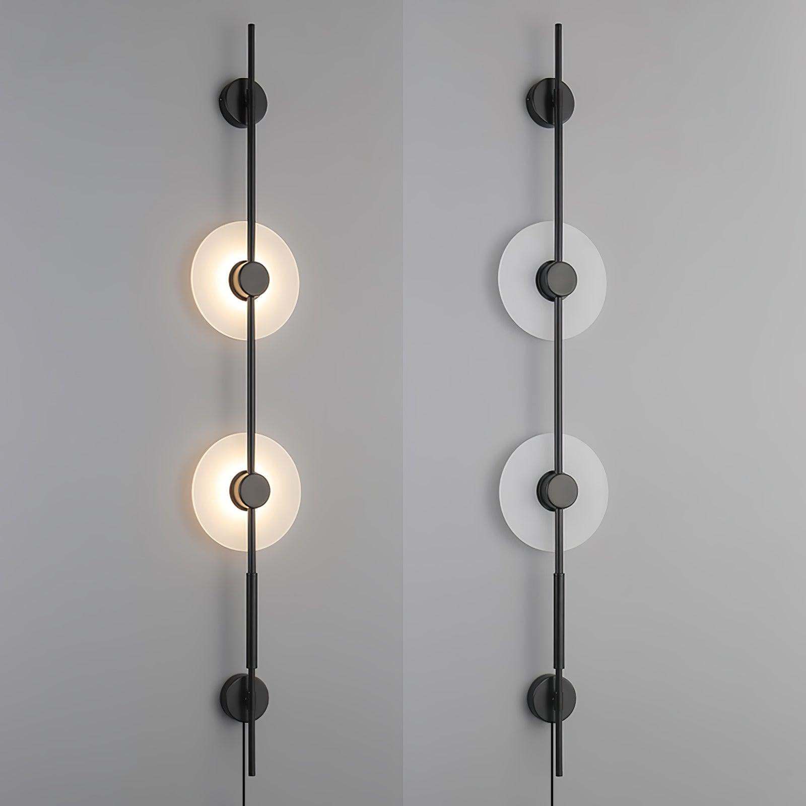 Alabaster Vertical Plug-in Aplique