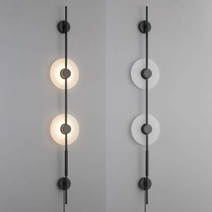 Alabaster Vertical Plug-in Aplique