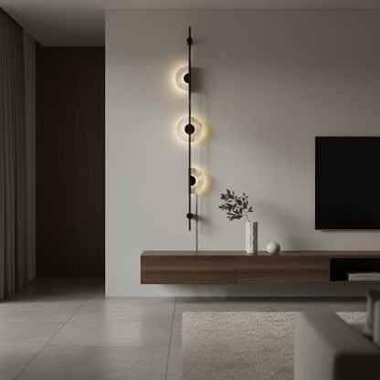 Alabaster Vertical Plug-in Aplique