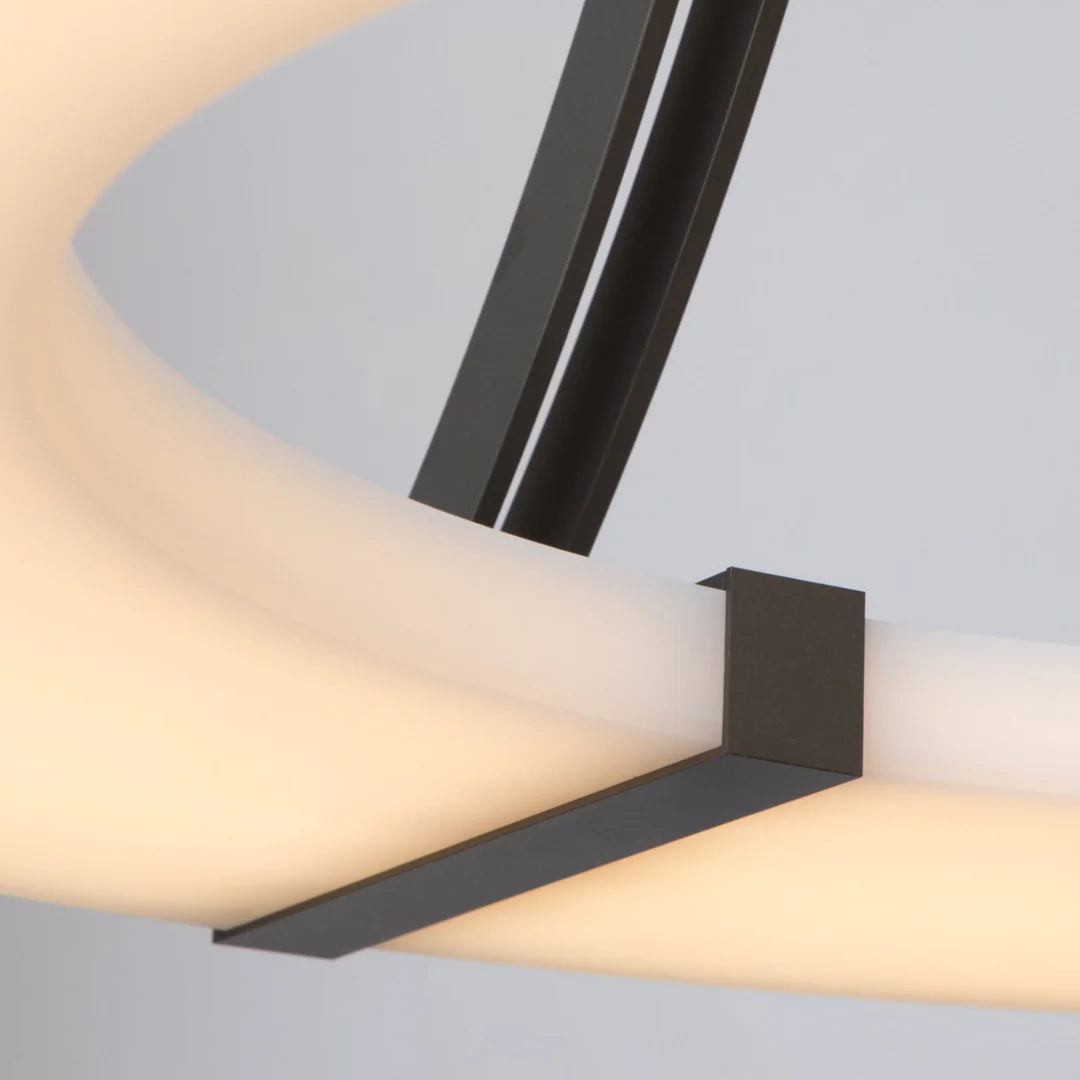 Halo Alabaster Ring Pendant Light