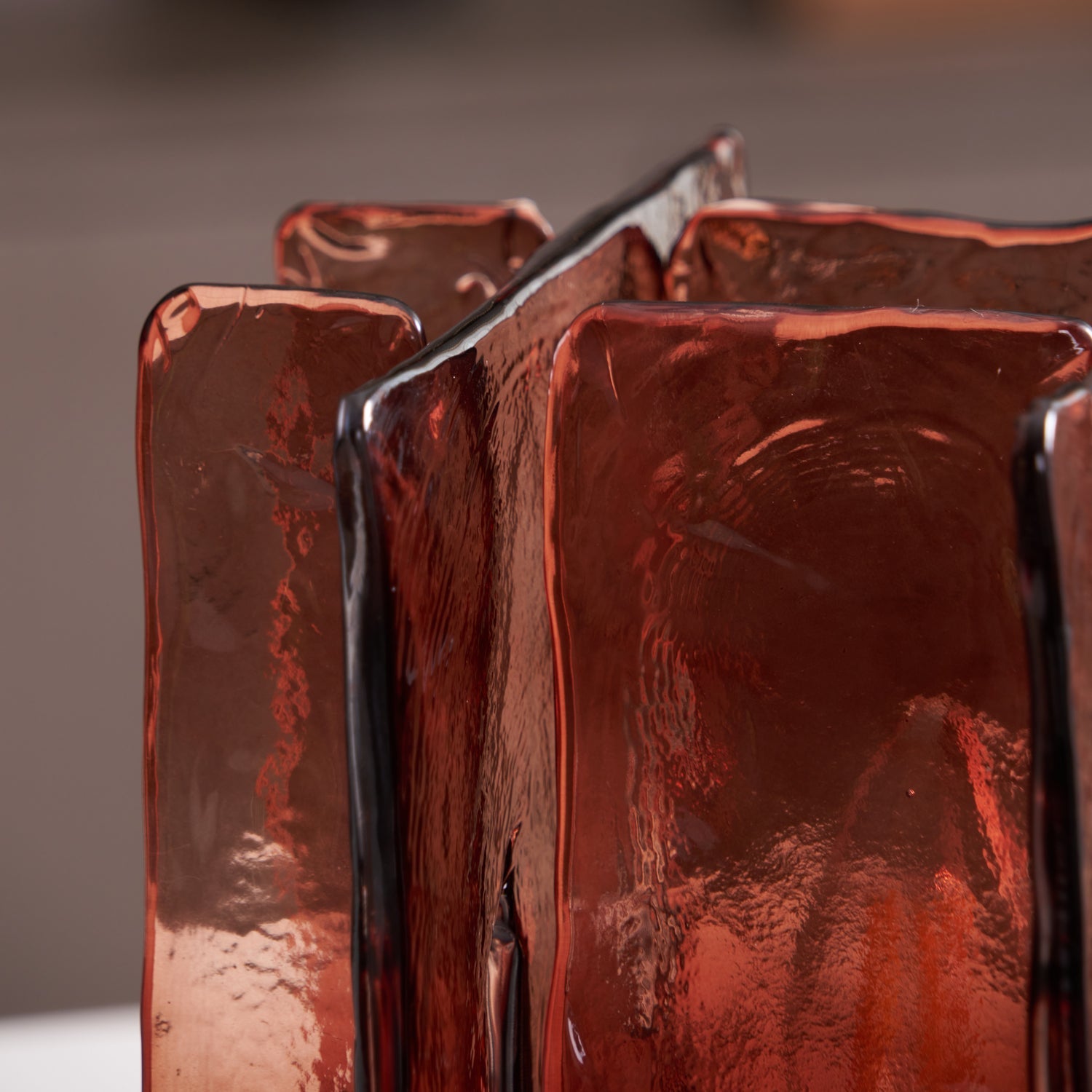 Verona Amber Glass Table Lamp