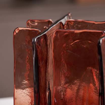 Verona Amber Glass Table Lamp