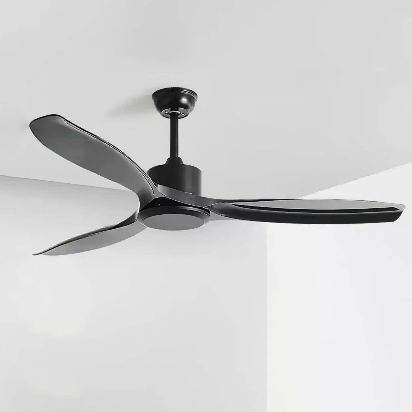 Ventilador de Techo Minimalista Meren de Madera mostrando la función reversible