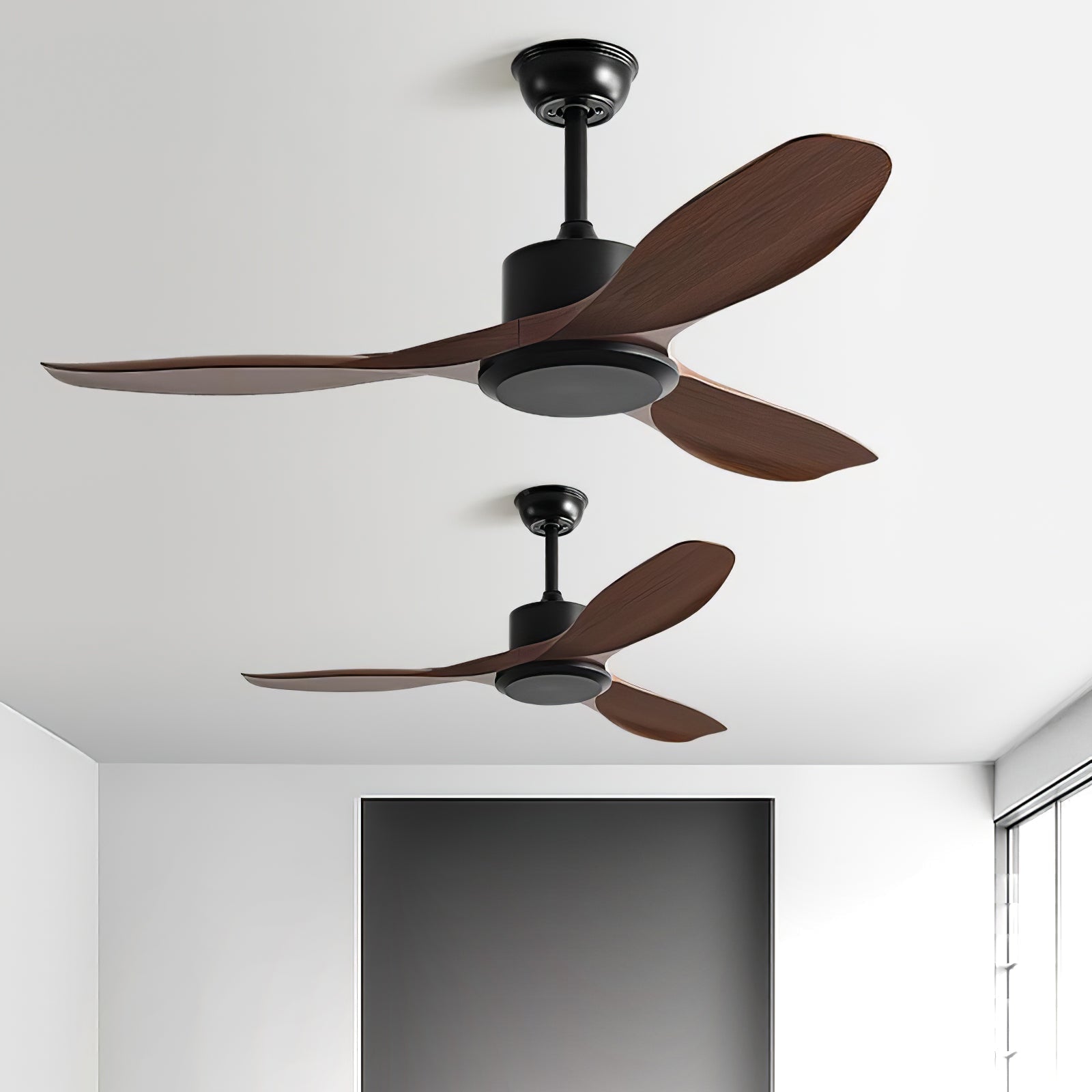 Ventilador de Techo Minimalista Meren de Madera con mando a distancia