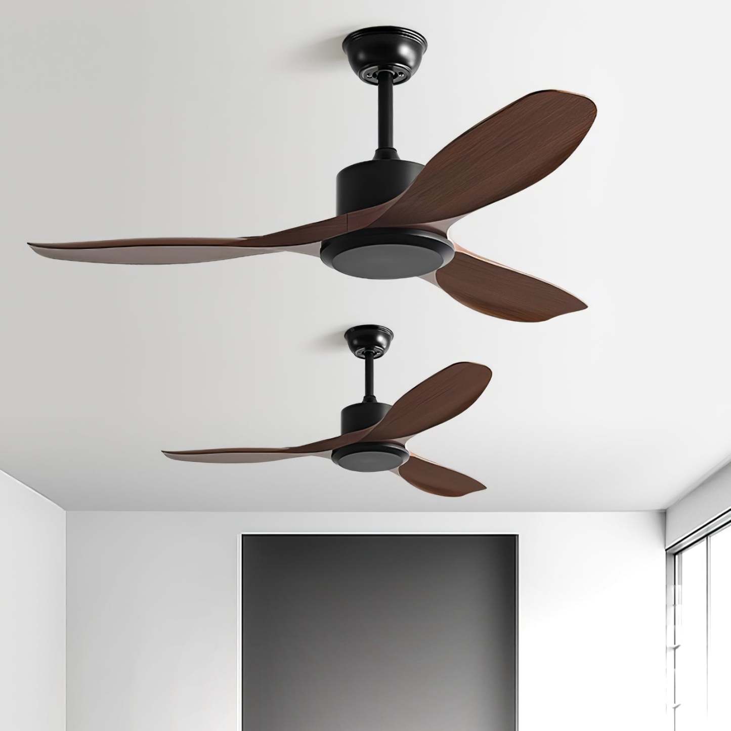 Ventilador de Techo Minimalista Meren de Madera con mando a distancia