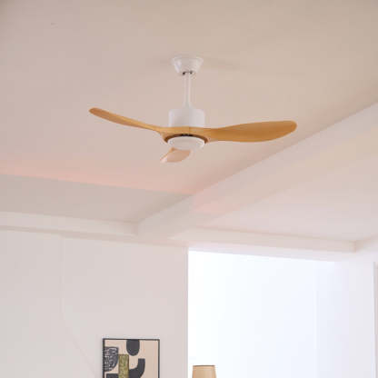 Ventilador de Techo Minimalista Meren de Madera en acabado Blanco