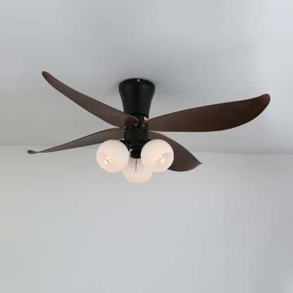 Ventilador de Techo con Luz Lunair Vintage instalado en un techo