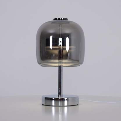 Axis Smoke Gray Glass Table Lamp