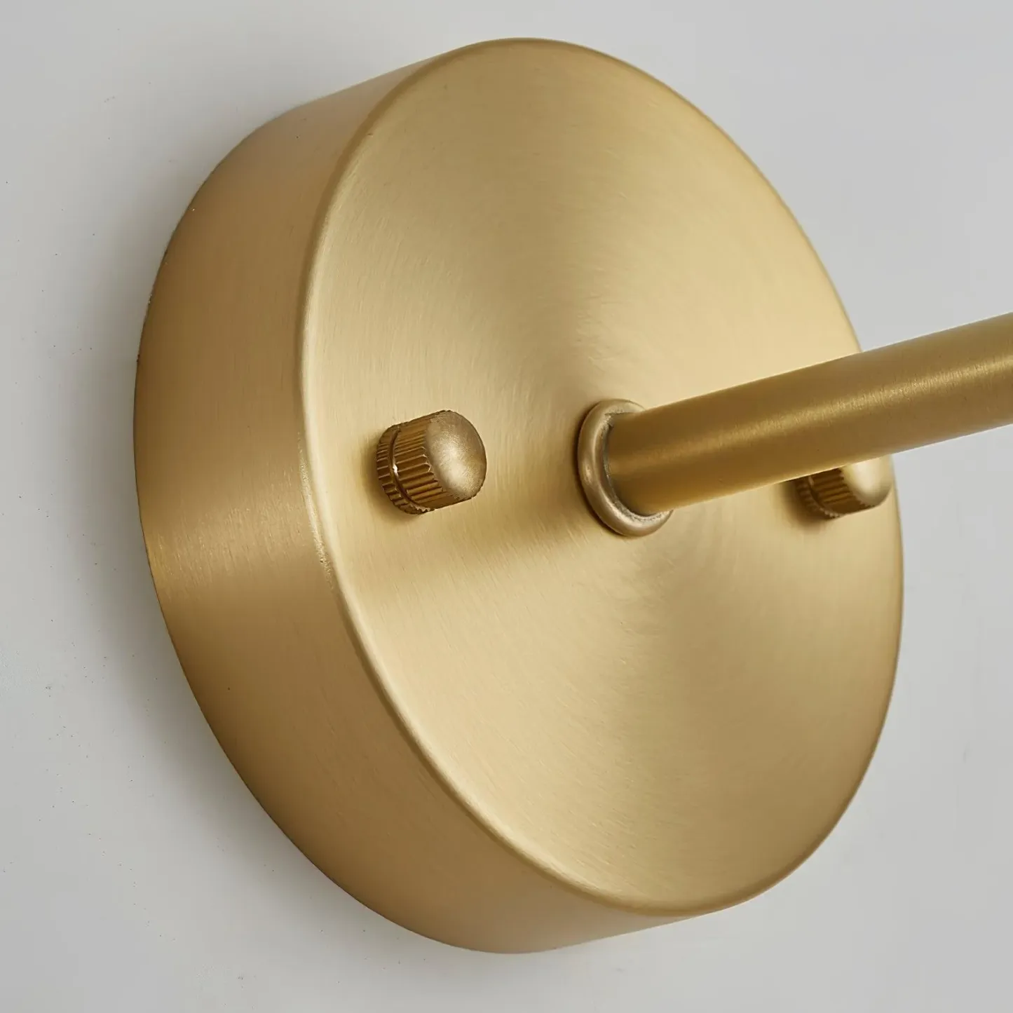 Orr Minimalismo Bronce Metal Negro Aplique Dormitorio Salón Pasillo