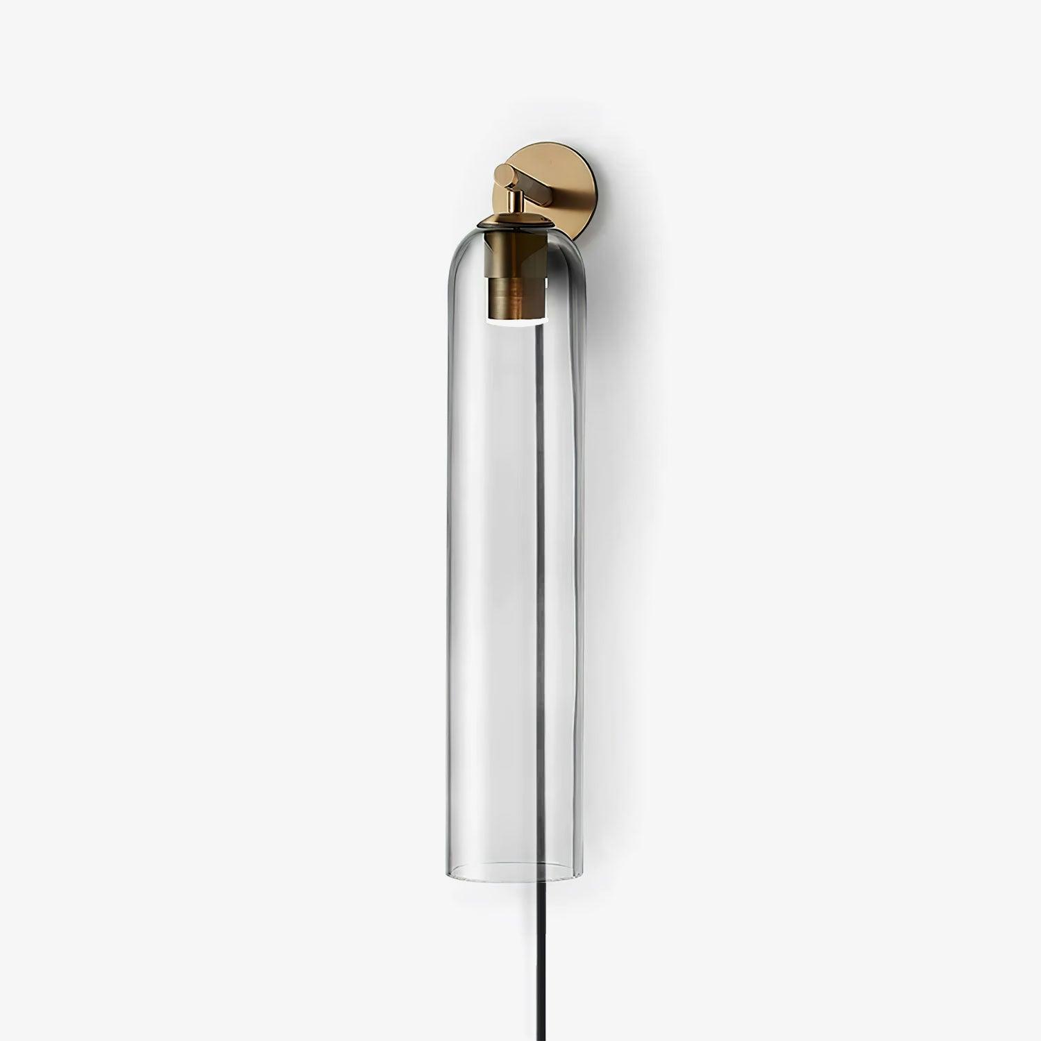 Verona Art Glass Plug-In Wall Light