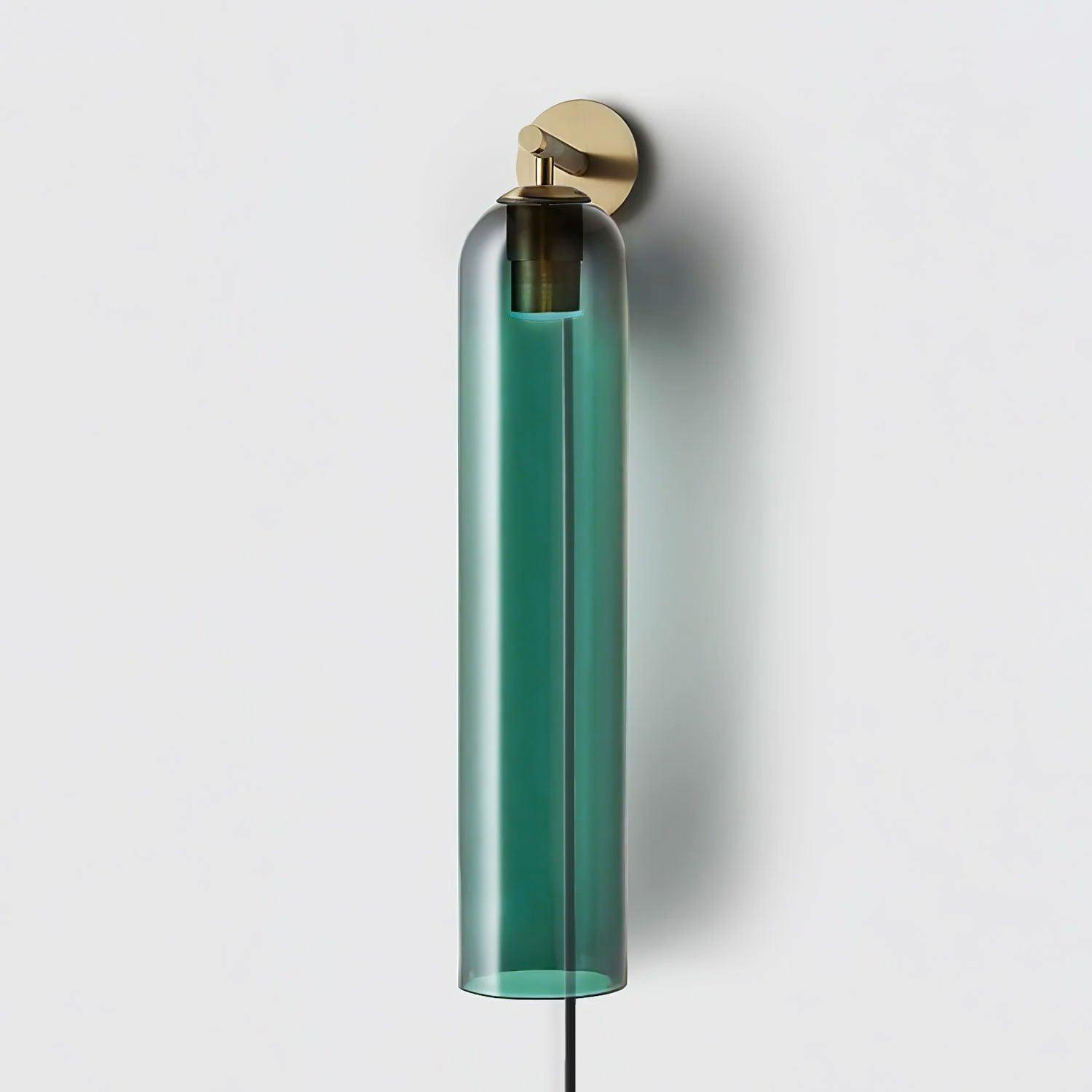Verona Art Glass Plug-In Wall Light