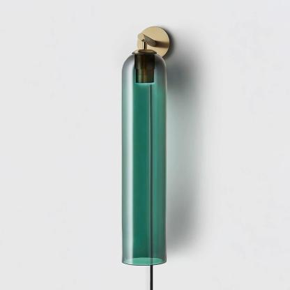 Verona Art Glass Plug-In Wall Light