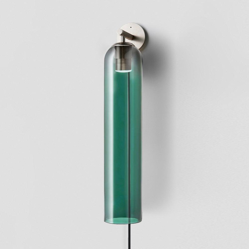 Verona Art Glass Plug-In Wall Light