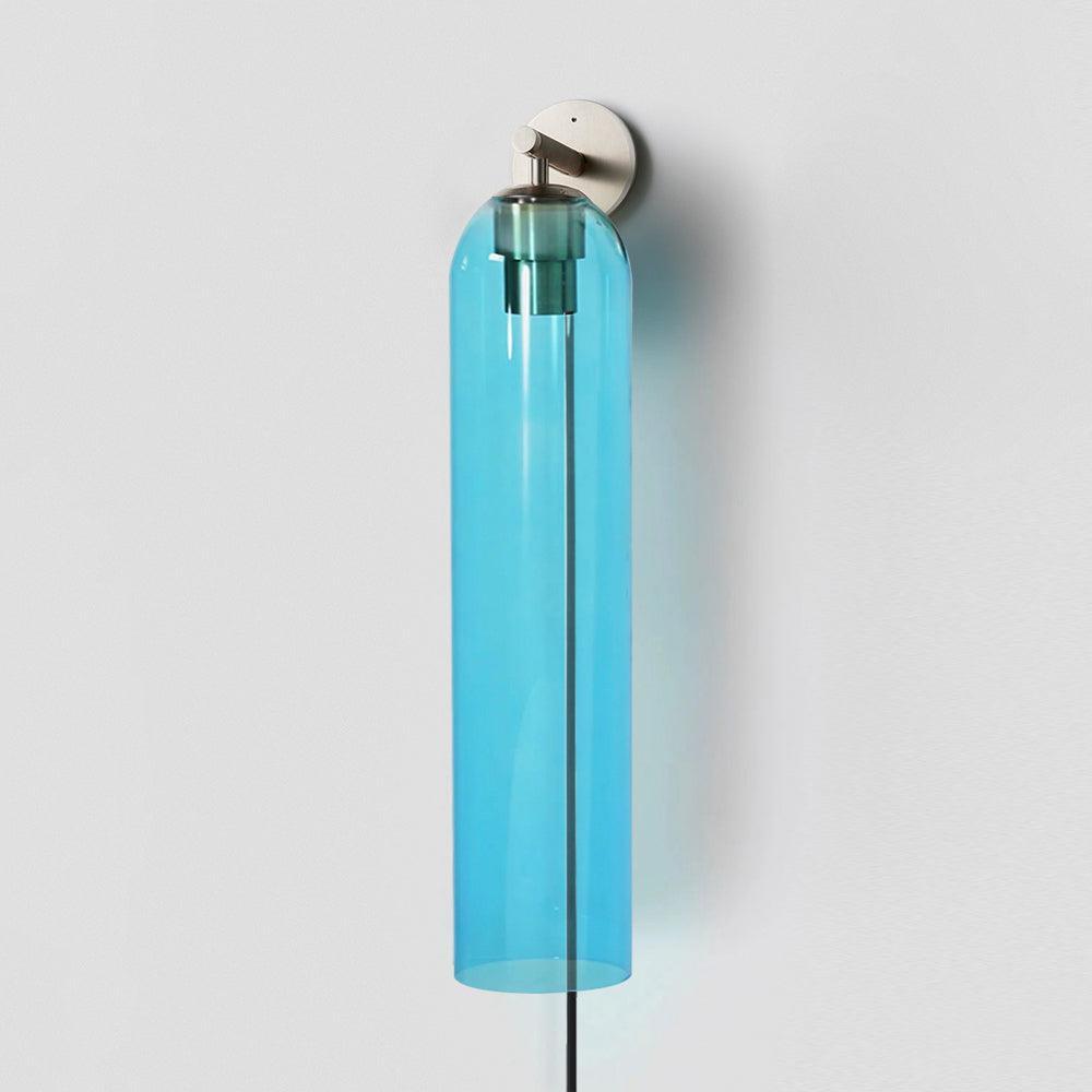Verona Art Glass Plug-In Wall Light