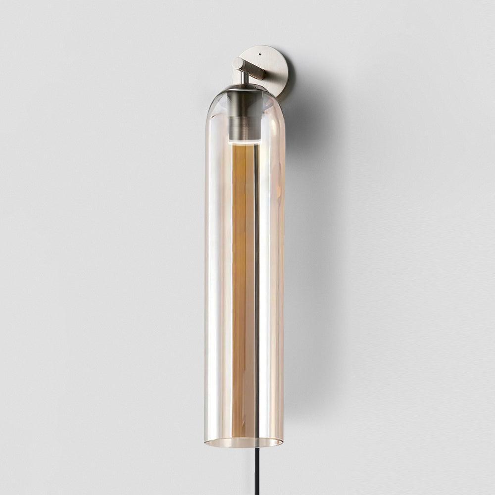Verona Art Glass Plug-In Wall Light