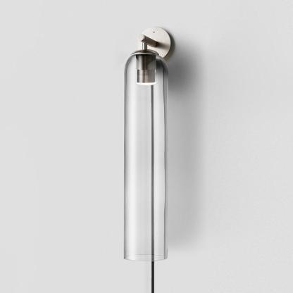 Verona Art Glass Plug-In Wall Light