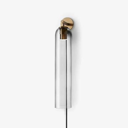 Verona Art Glass Plug-In Wall Light
