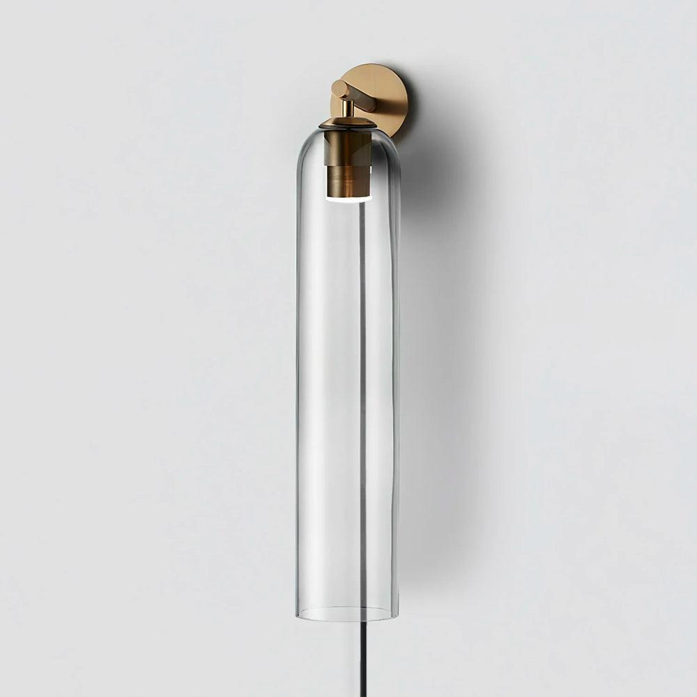 Verona Art Glass Plug-In Wall Light