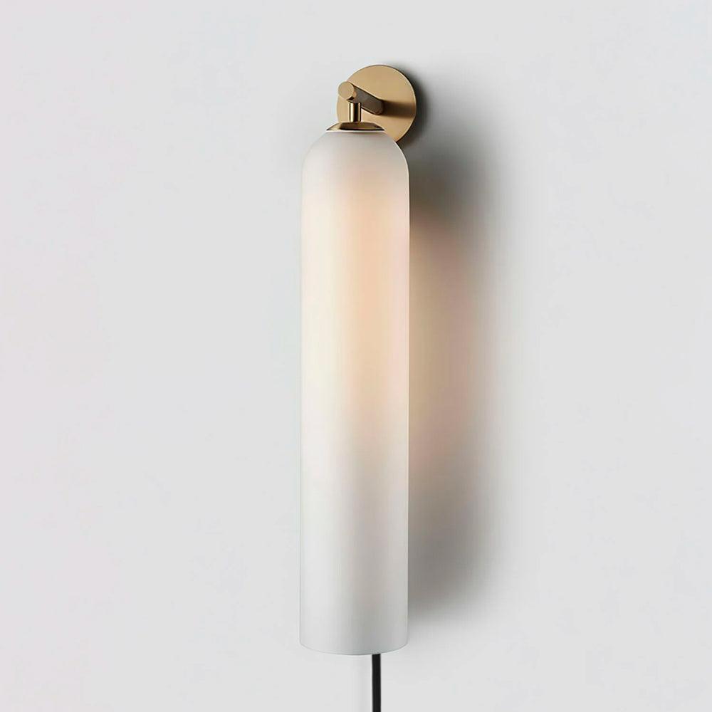 Verona Art Glass Plug-In Wall Light