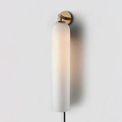Verona Art Glass Plug-In Wall Light