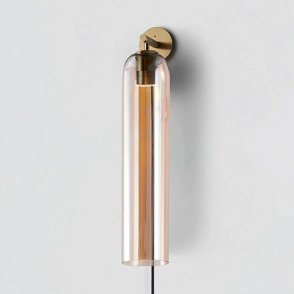 Verona Art Glass Plug-In Wall Light