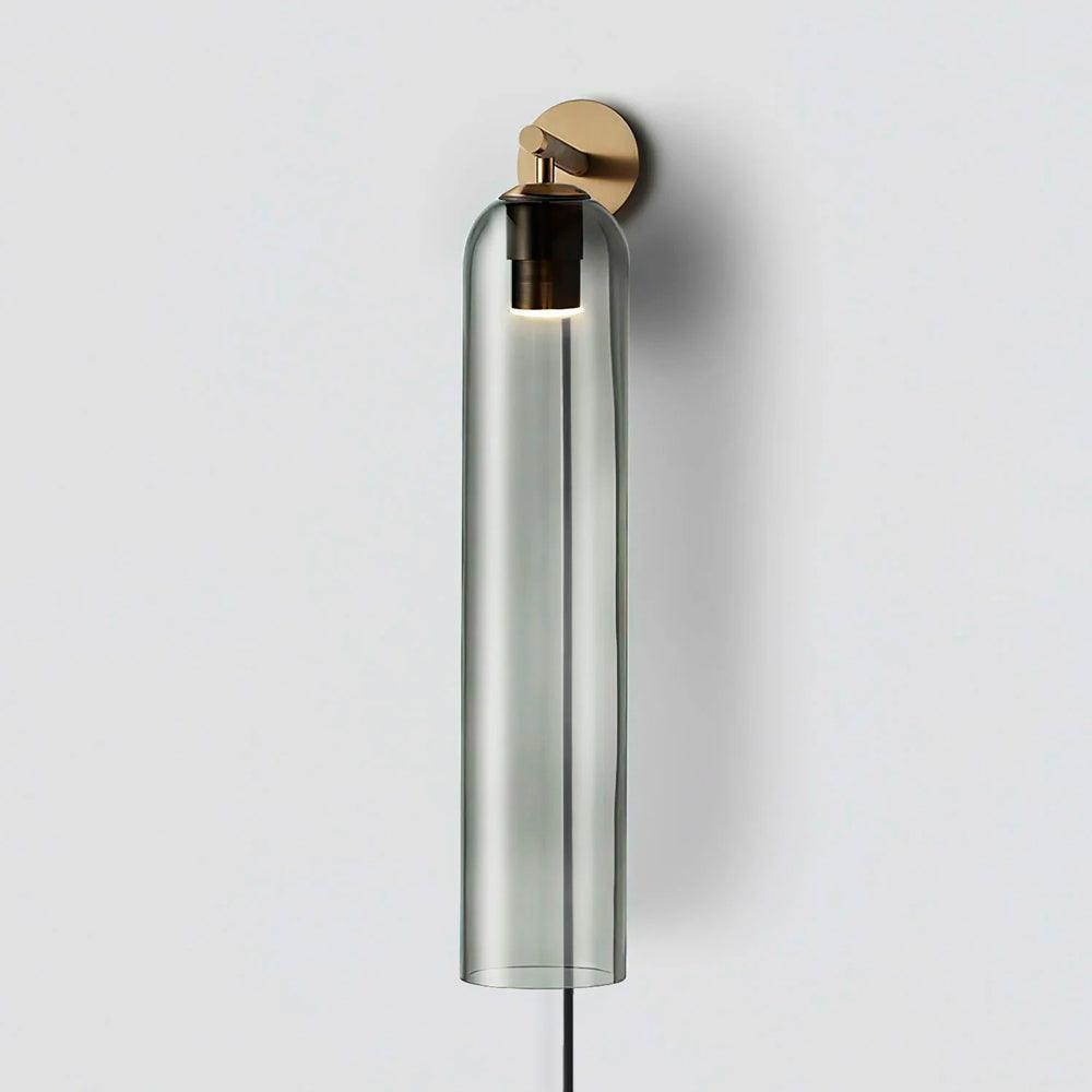 Verona Art Glass Plug-In Wall Light