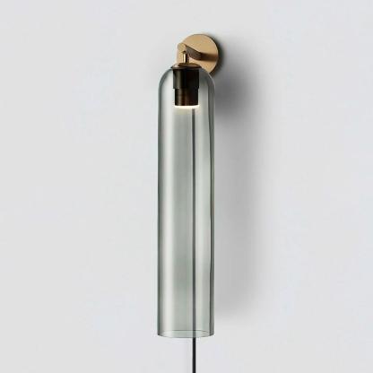 Verona Art Glass Plug-In Wall Light