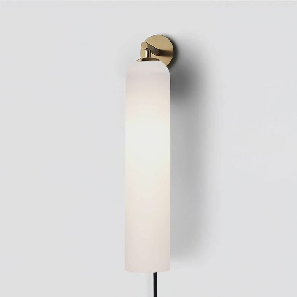 Verona Art Glass Plug-In Wall Light