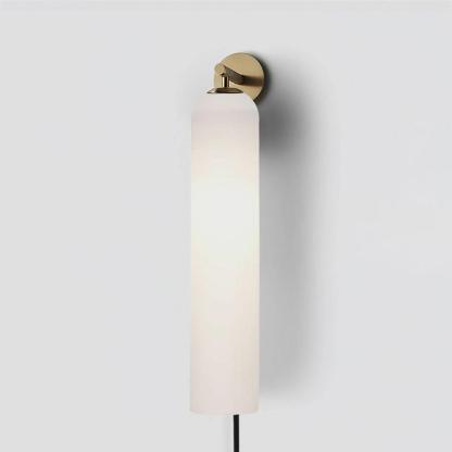 Verona Art Glass Plug-In Wall Light