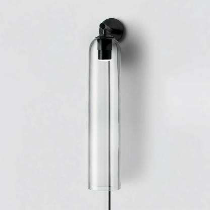 Verona Art Glass Plug-In Wall Light