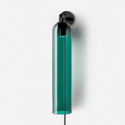 Verona Art Glass Plug-In Wall Light