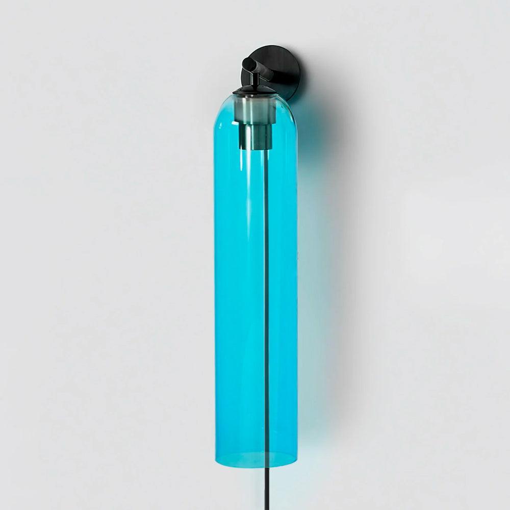Verona Art Glass Plug-In Wall Light