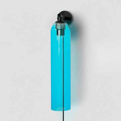 Verona Art Glass Plug-In Wall Light