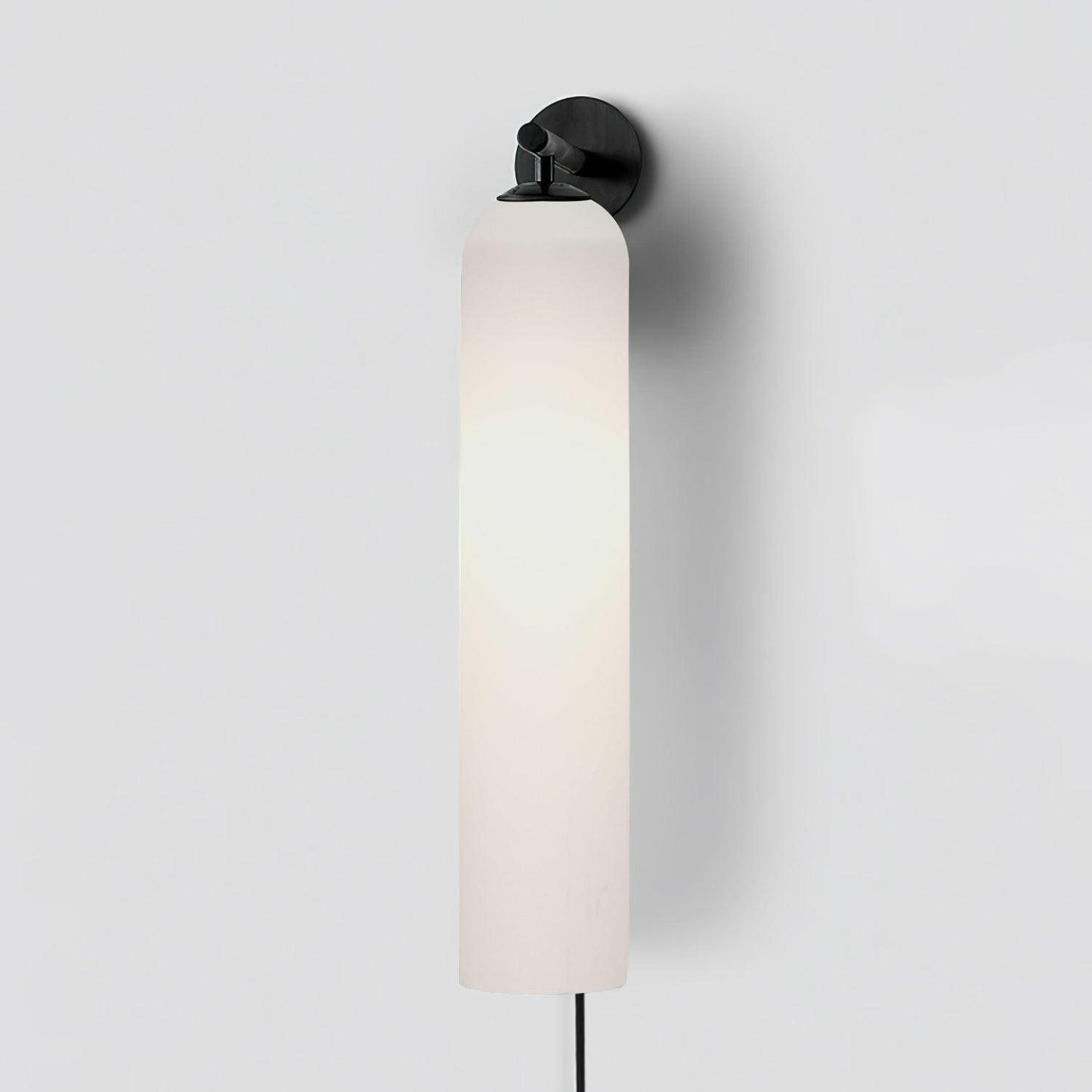 Verona Art Glass Plug-In Wall Light
