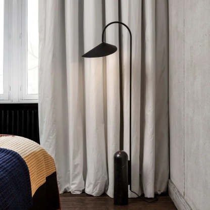 Dune Marble Metal Floor Lamp