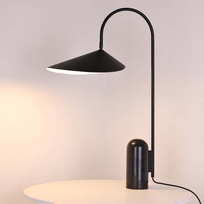Dune Marble Cone Table Lamp