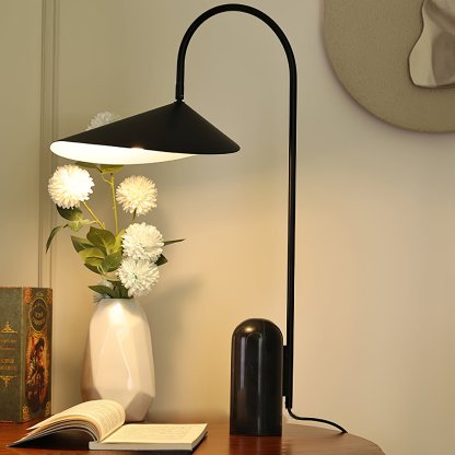 Dune Marble Cone Table Lamp
