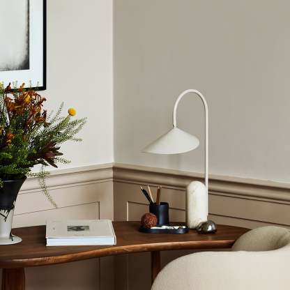 Dune Marble Cone Table Lamp
