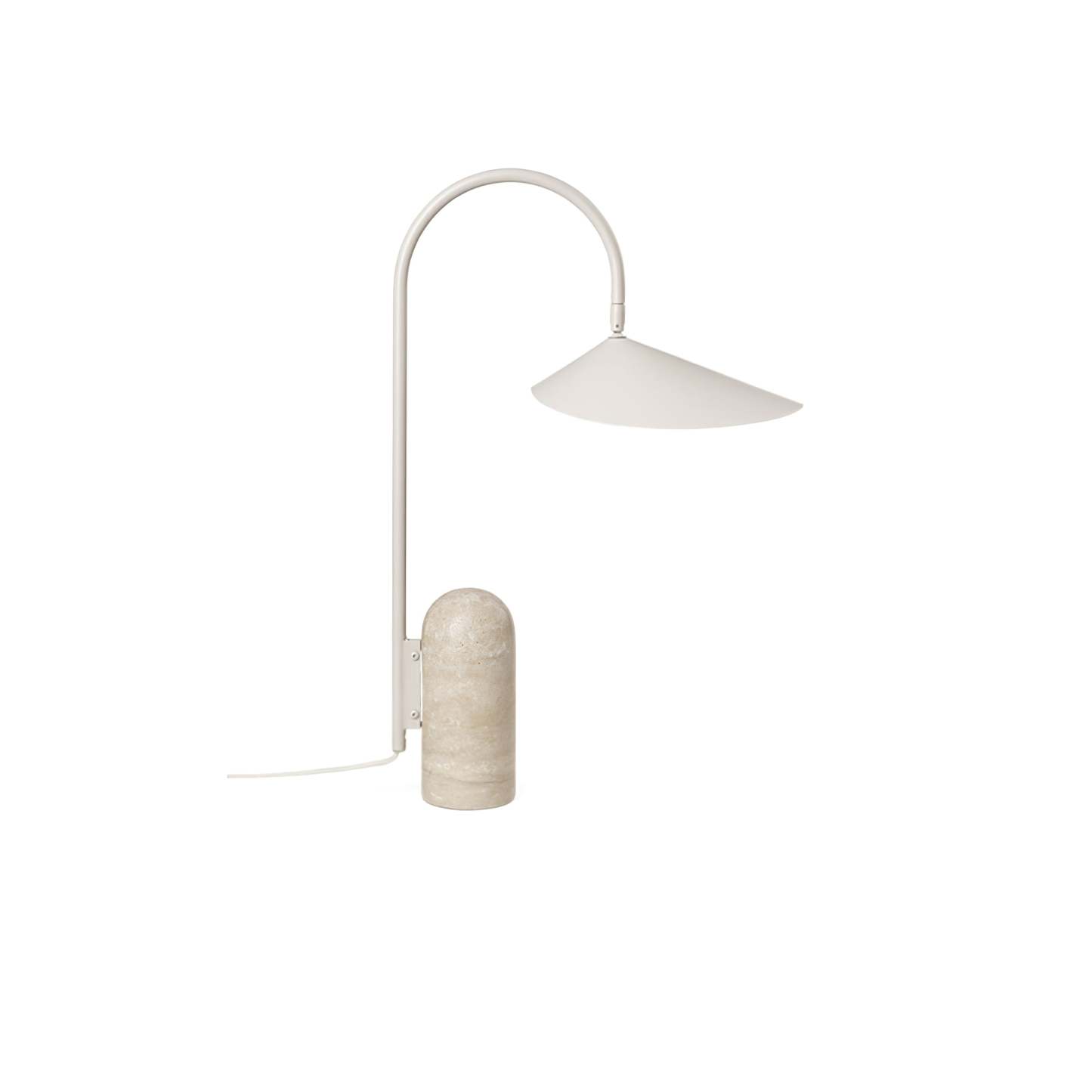 Dune Marble Cone Table Lamp