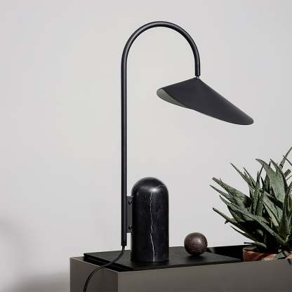 Dune Marble Cone Table Lamp